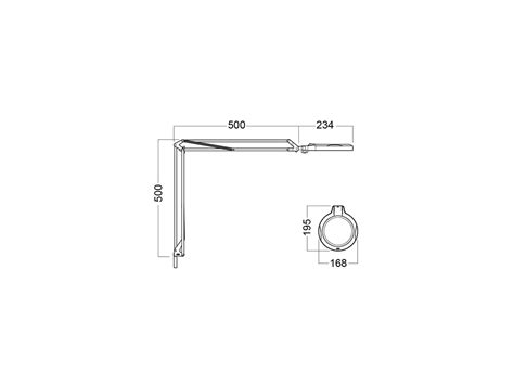 Vision Luxo 18346lg Lfm Led Magnifier 45 Arm Length Color Grey 5