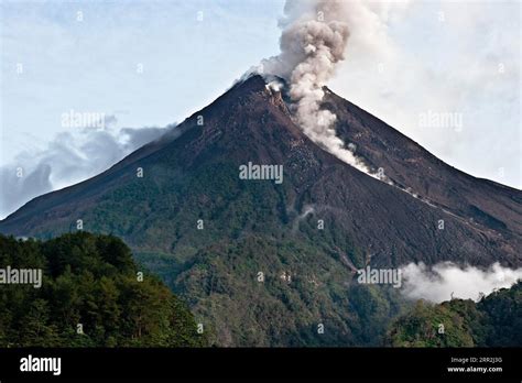 Merapi Volcano Java Indonesia Southeast Asia Stock Photo Alamy