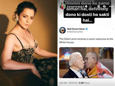 Kangana Ranaut Clarifies On ‘dalai Lama Meme As Buddhists Protest Outside Her Office Kangana