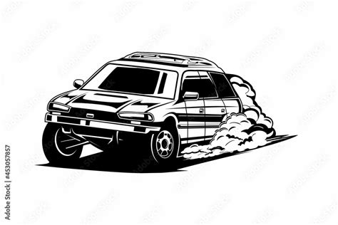 Car Silhouette Stock Vector Adobe Stock