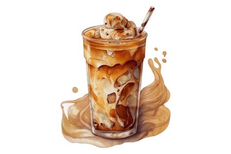 Ice Latte Spring Drink Graphic By Gornidesign Creative Fabrica