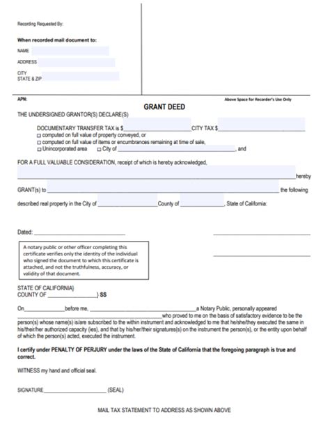 What Is A Grant Deed And How Does It Work Supermoney