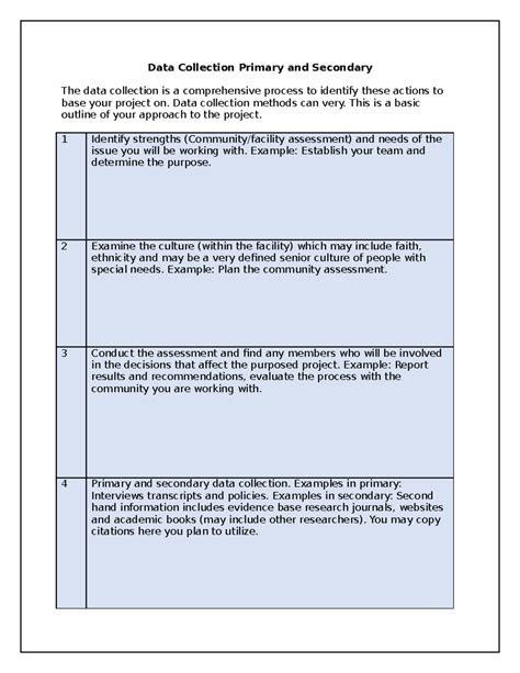 Data Collection Primary And Secondary Data Collection Methods Can Very This Is A Basic