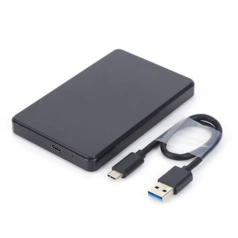 Внешний корпус для жесткого диска или ssd размер 2.5 Type C кабель в ...
