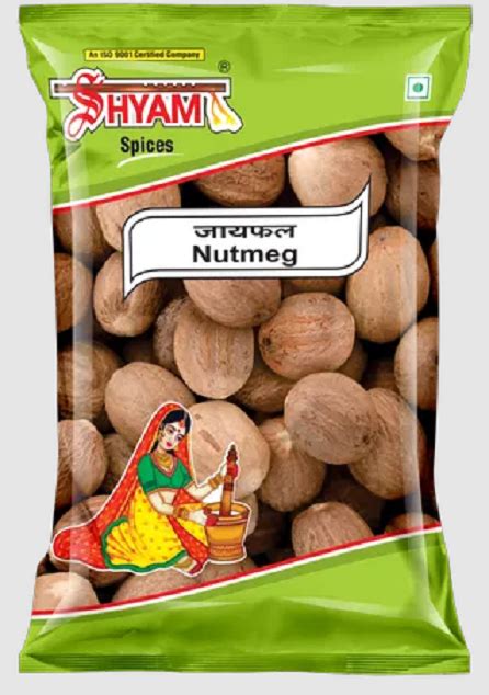 Shyam Nutmeg Dried Whole Jaifal 100 Pure From India 100g