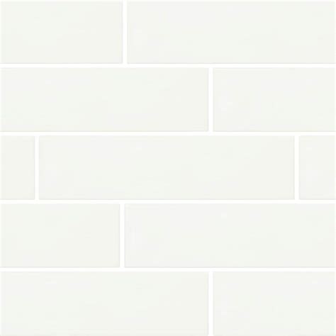 Daltile LuxeCraft White 2 In X 8 In Glazed Ceramic Subway Wall Tile