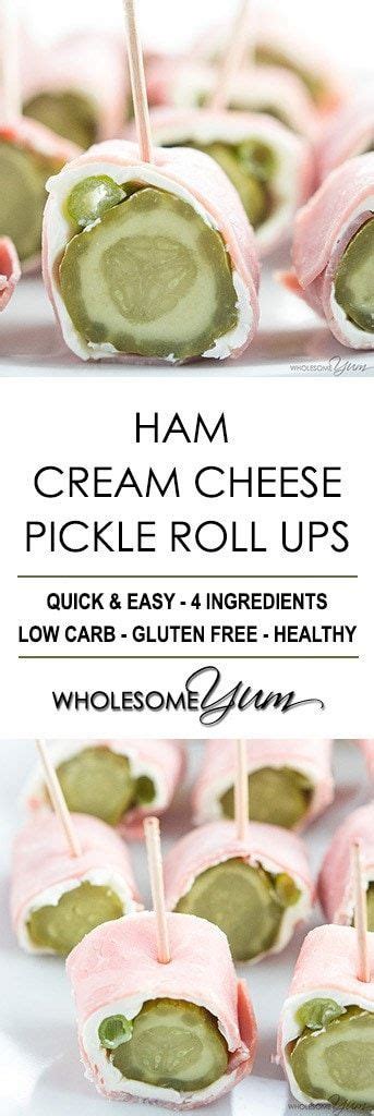 Ham Pickle Roll Ups Recipe Easy Wholesome Yum Roll Ups Recipes