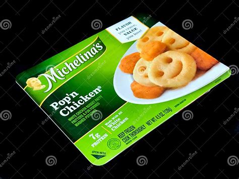 Michelina`s Pop`n Chicken Frozen Dinner Editorial Image Image Of Food Dinner 115016560