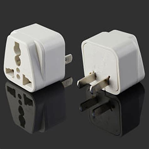 Male USA 2 Pin To Female European UK USA 2 Pin Power Plug Adapter