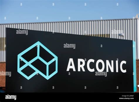 A logo sign outside of a facility occupied by Arconic in Lancaster ...