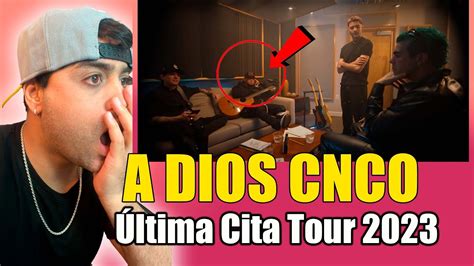 Adios Cnco Ltima Cita Tour Teaser Reacci N Youtube