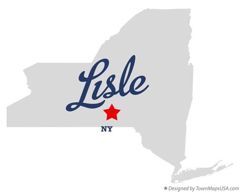 Map of Lisle, NY, New York