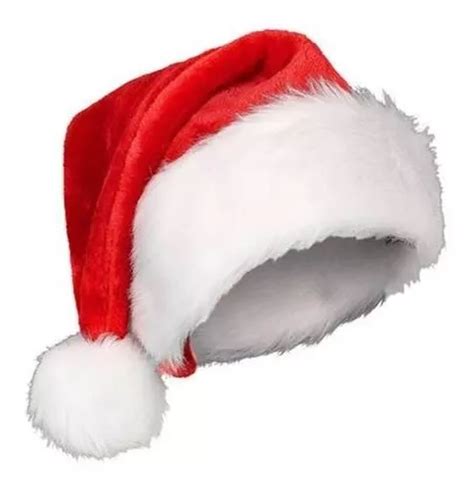 Gorro Para Papai Noel Em Veludo Pel Cia Touca Super Luxo Parcelamento