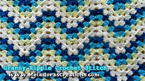 Granny Ripple Crochet Stitch Free Crochet Pattern And Tutorial