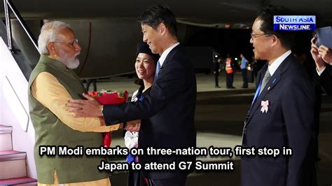 Pm Modi Embarks On Three Nation Tour First Stop In Japan To Attend G