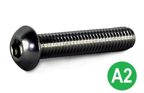 M5x12 A2 Socket Button Head Screw Iso 7380