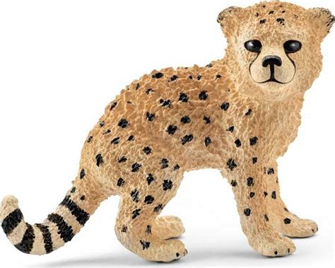 Schleich 14747 Africa Cheetah Cub Toy Figure Kiddlestix Toys