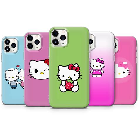 Hello Kitty Phone Case Kawai Cover For Iphone 12 12 Pro 12 Etsy