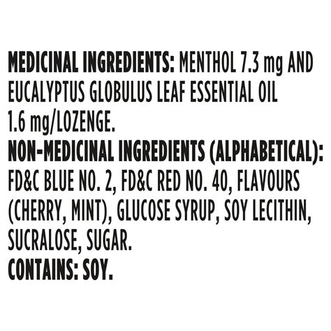 Halls Cough Drops Nutrition Facts At Thomas Marriott Blog