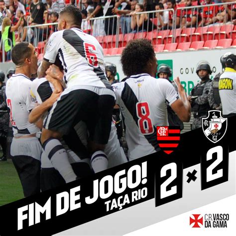 FIM DE JOGO um a menos Vasco luta até o fim e empata Flamengo