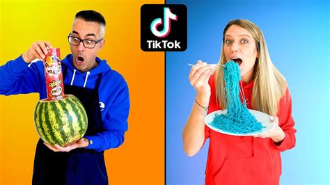 ¡probando Nuevos Food Hacks Tiktok Youtube