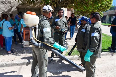 Operativo Contra El Dengue Fumigan Interior Y Exterior De Viviendas En