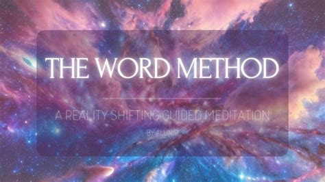 The Word Method Shifting Guided Meditation Deep Theta Waves YouTube