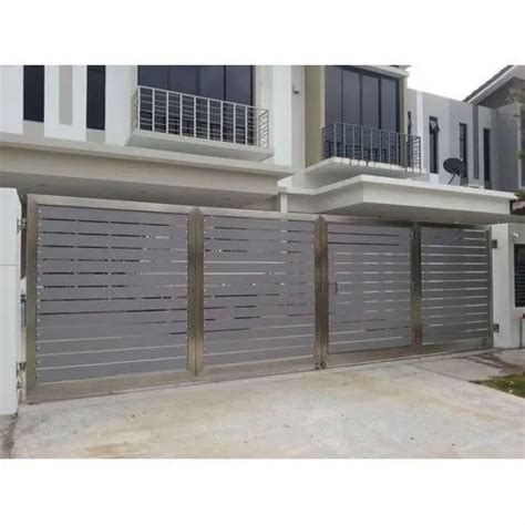 Stainless Steel Modern Sliding Gate At Rs 800 Kilogram In Baraut Id