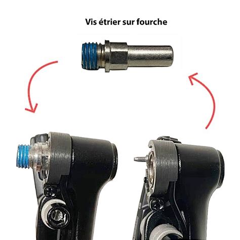 Étrier Shimano DEORE BR T610 V Brake pour roue avant