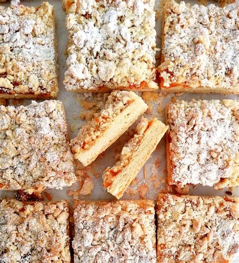 Apricot Jam Bars With A Crumb Topping Eats Delightful Apricot