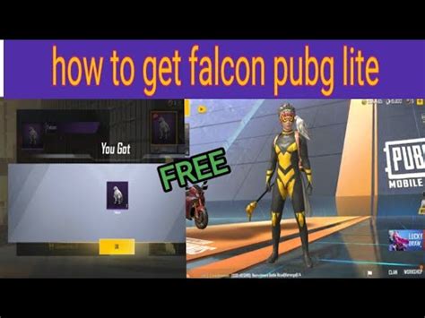 How To Get Falcon In Pubg Lite How To Free Falcon In Pubg Lite Gammer