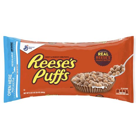 Reeses Puffs Cereal Bag 992g Presentpresenttips