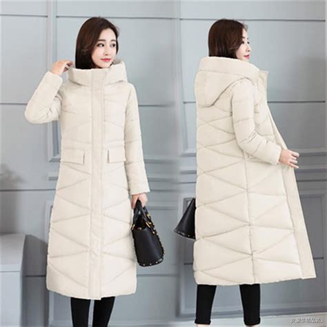 Plus Size 3xl Women Parkas Winter Hooded Warm Coat Slim Cotton Padded