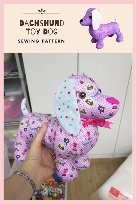 Dachshund Toy Dog Sewing Pattern Sew Modern Kids