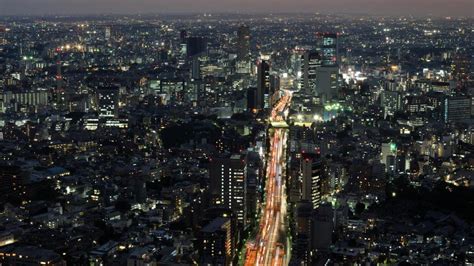 Tokyo Cityscape at Dusk - backiee