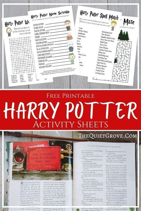 Harry Potter Word Search Free Printable Artofit