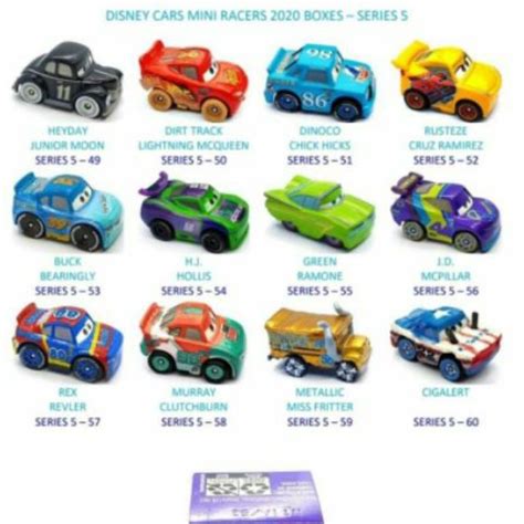 Disney Cars Mini Racers Assorted Series 5and6 New 2020 Shopee Malaysia