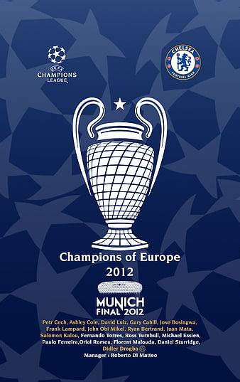 Chelsea Fc Champions League Winners Wallpaper