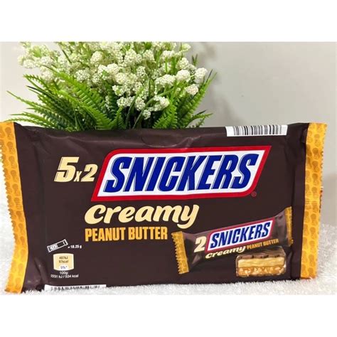 Snickers Creamy Peanut Butter 5 Bars Limited Edition Shopee Philippines