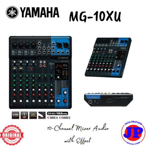 Jual Yamaha MG10XU 10 Channel Mixer Audio With Effect Original MG 10XU