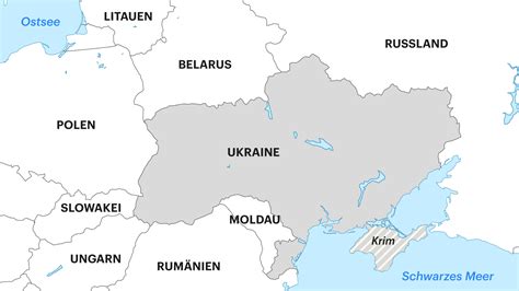 Ukraine Political Map With Capital Kiev National Borders 52 Off