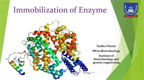 Enzyme immobilization ,Methods ,advantages and disadvantages and applications | PPT