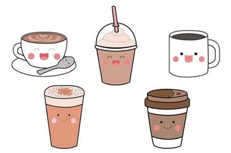 Cute Coffee Cute Easy Drawing For Kids Learn How To Draw So Cute