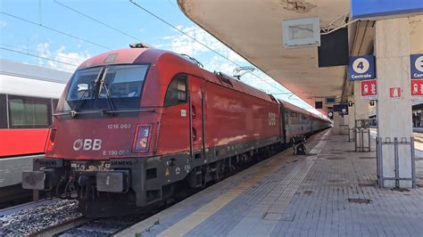 Eurocity Con E Obb In Partenza Da Bologna Centrale K Youtube