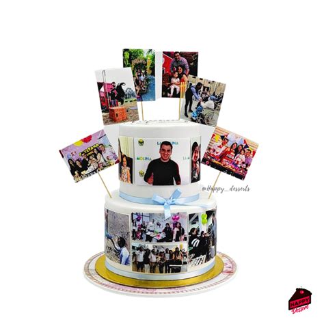 Pastel Foto Torta Personalizado Happy Dessert Pastel Foto Torta