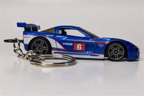 Chevy Corvette C6R Racecar Keychain Hot Wheels Matchbox 1 64 Scale Etsy