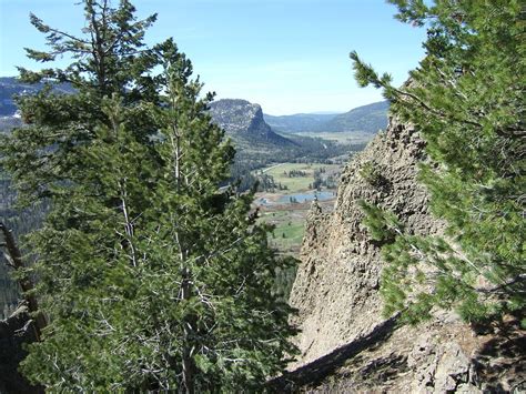 View From Scenic Overlook Downhill From Wolf Creek Pass Summit West