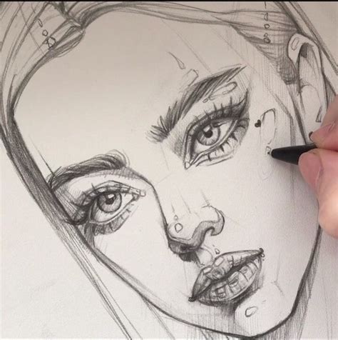 Aesthetic Girl Drawing Beautiful Art Drawing Skill