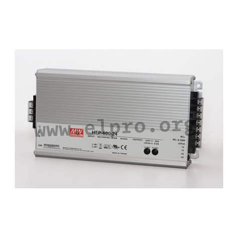 HEP 600 48 Mean Well Schaltnetzteile 600W Elpro Elektronik