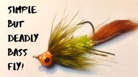 Headstand Bass Jig Fly Instructional Fly Tying Demo Youtube